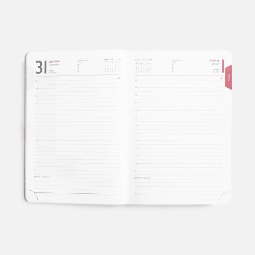 Ежедневник Faro, датированный, красный фото 9 Ежедневник Faro, датированный, красный фото 9