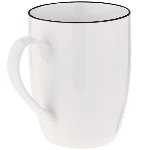 Кружка Simmy, белая с черным фото 3 Кружка Simmy, белая с черным фото 3