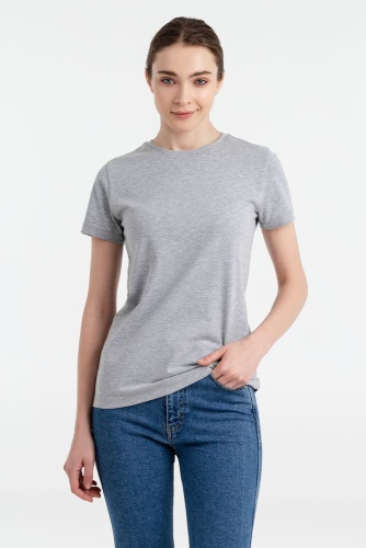 Футболка женская T-bolka Stretch Light Lady, серый меланж фото 4