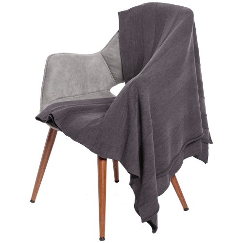 Плед Pleat, серый фото 3