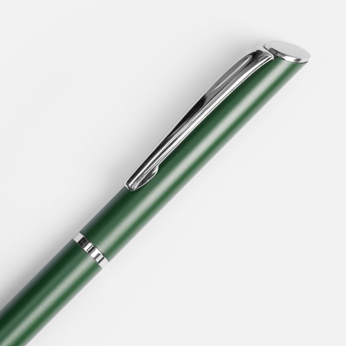 Ручка шариковая Ringa, темно-зеленая фото 2 Ручка шариковая Ringa, темно-зеленая фото 2