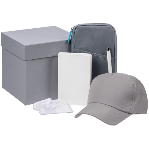 Коробка Cube, M, серая фото 4