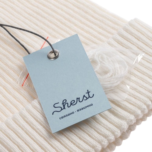 Шапка Alpine, белая фото 5