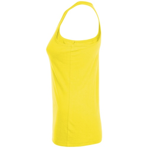 Майка женская Justin Women, лимонно-желтая фото 4