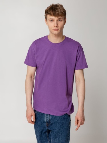 Футболка унисекс Regent 150, фиолетовая фото 10