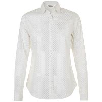 Рубашка женская Becker Women, белая с темно-синим