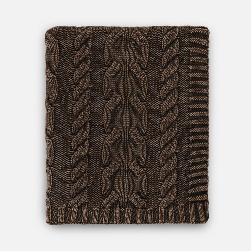 Плед Hygge, коричневый