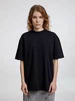 Футболка оверсайз унисекс Sideline, черная