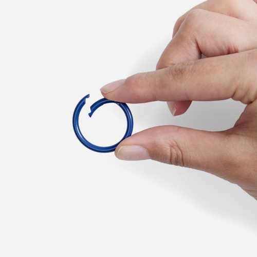 Карабин-кольцо Claus, L, синий фото 2 Карабин-кольцо Claus, L, синий фото 2