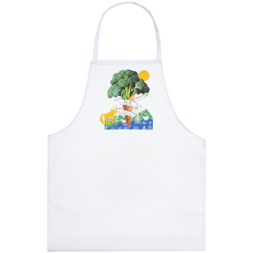 Фартук «На здоровье!», белый Фартук «На здоровье!», белый