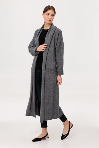 Кардиган женский Free Flow, серый меланж фото 3 Кардиган женский Free Flow, серый меланж фото 3