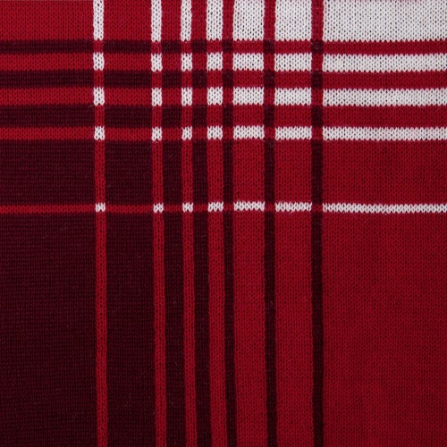 Плед Duotone, красный с белым фото 7