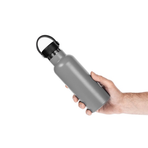 Термобутылка Bidon, серая фото 3 Термобутылка Bidon, серая фото 3