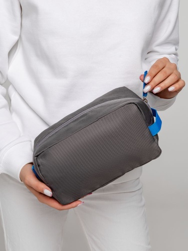 Несессер Sensa, серый с синим фото 6