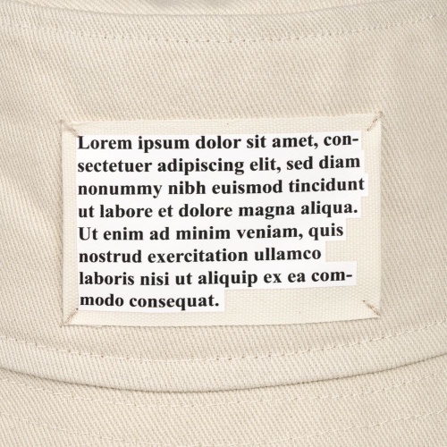 Лейбл хлопковый Doni, XL, неокрашенный фото 6