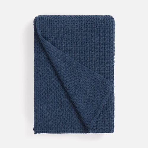 Плед Serenita, синий (джинс) фото 2