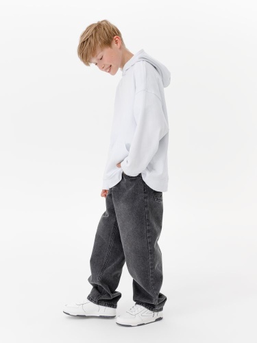 Худи детское оверсайз Houdini, белое фото 4 Худи детское оверсайз Houdini, белое фото 4