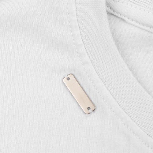 Шильдик металлический Alfa Liten, серебристый фото 6 Шильдик металлический Alfa Liten, серебристый фото 6