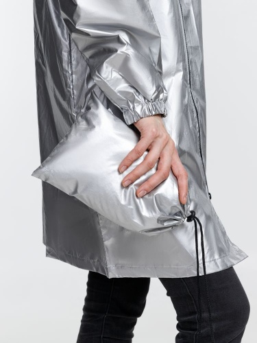 Дождевик Palladio Pockets, серебристый фото 4