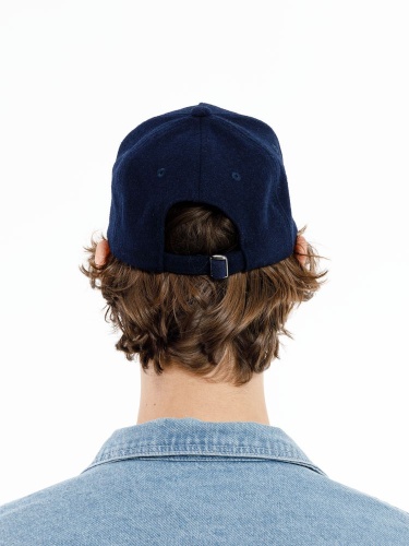 Бейсболка Woolridge, темно-синяя фото 4 Бейсболка Woolridge, темно-синяя фото 4