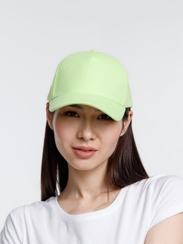 Бейсболка Standard, светло-зеленая фото 4 Бейсболка Standard, светло-зеленая фото 4
