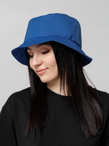 Панама складная Orust, ярко-синяя, с водоотталкивающей пропиткой фото 6 Панама складная Orust, ярко-синяя, с водоотталкивающей пропиткой фото 6
