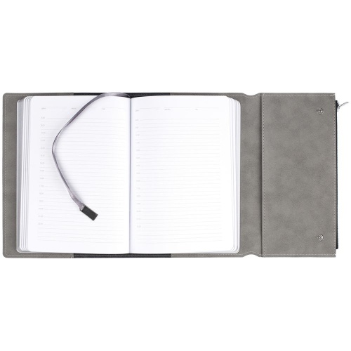 Ежедневник Grace, недатированный, серый фото 10 Ежедневник Grace, недатированный, серый фото 10