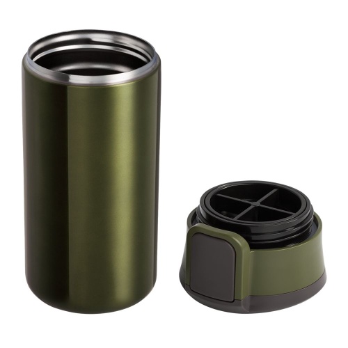 Термостакан Tralee, оливково-зеленый фото 4 Термостакан Tralee, оливково-зеленый фото 4