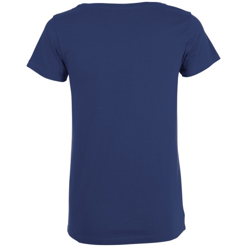 Футболка женская Mia, темно-синяя фото 3
