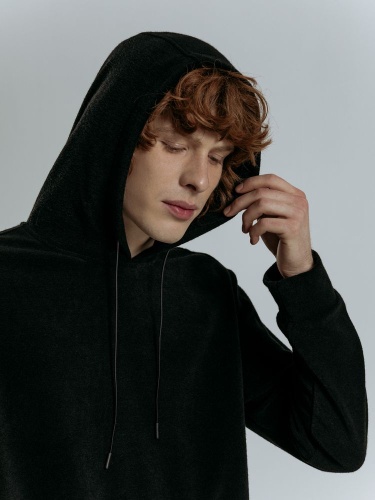 Худи унисекс Prima Vista, черное фото 4 Худи унисекс Prima Vista, черное фото 4