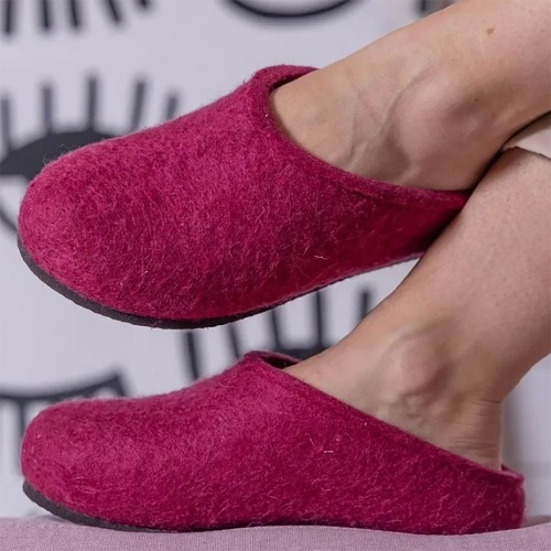 Домашние валенки Step, розовые (вереск) фото 4 Домашние валенки Step, розовые (вереск) фото 4