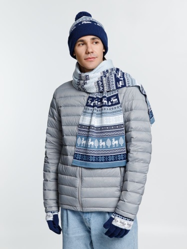 Шарф Mirakler, синий фото 3 Шарф Mirakler, синий фото 3