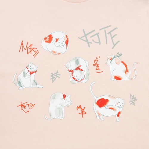 Футболка женская «Котэ», розовая фото 3 Футболка женская «Котэ», розовая фото 3