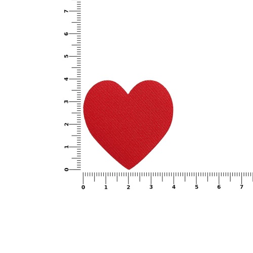 Наклейка тканевая Lunga Сor, M, красная фото 2 Наклейка тканевая Lunga Сor, M, красная фото 2