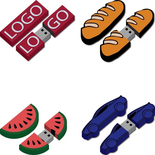 Флешки Gummi на заказ, 16 Гб Флешки Gummi на заказ, 16 Гб