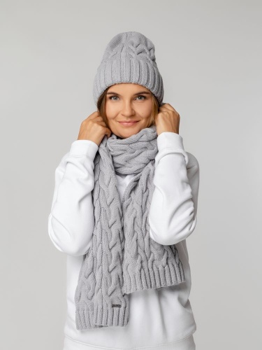 Шарф Loren, серый фото 8