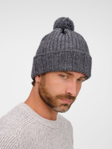 Шапка Frissonelle, серый меланж фото 5