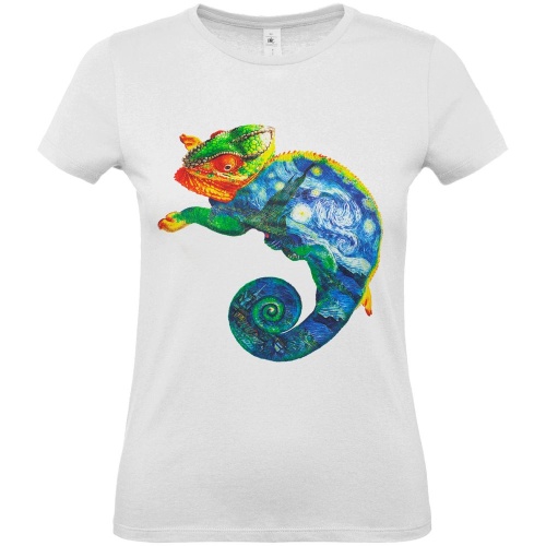 Футболка женская «Вангуана», белая фото 3 Футболка женская «Вангуана», белая фото 3