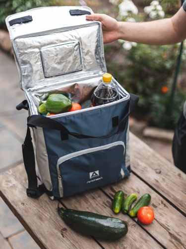 Термосумка с люком «Арктика», L, синяя фото 4 Термосумка с люком «Арктика», L, синяя фото 4