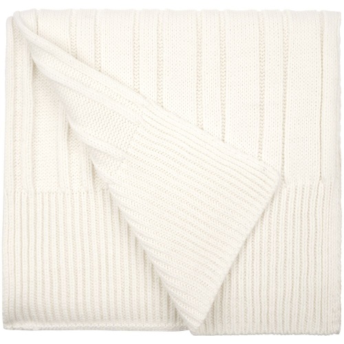 Шарф Knit Beat, белый (молочный)