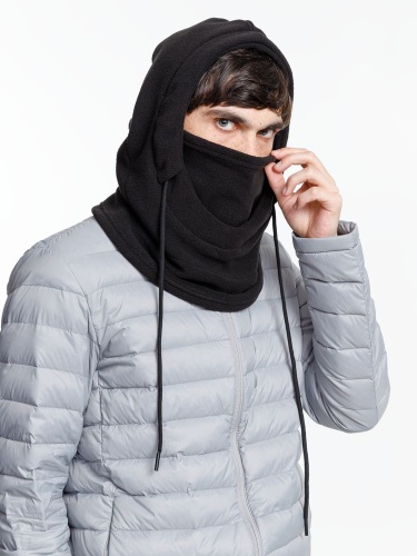 Балаклава-капюшон Nesse, черная фото 5 Балаклава-капюшон Nesse, черная фото 5