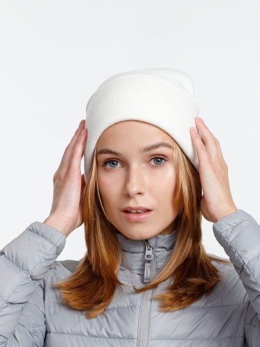 Шапка Urban Flow, молочно-белая фото 3 Шапка Urban Flow, молочно-белая фото 3