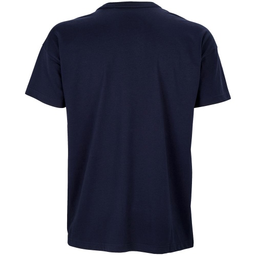 Футболка оверсайз мужская Boxy Men, темно-синяя фото 4