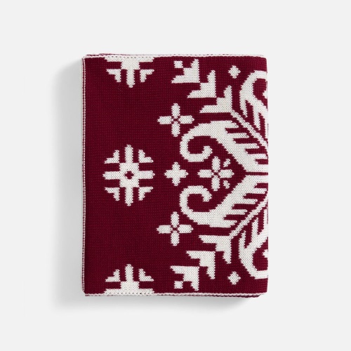 Шарф Wintertude M, красный с белым фото 3 Шарф Wintertude M, красный с белым фото 3