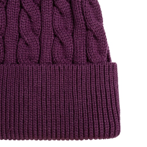 Шапка Heat Trick, баклажановая фото 4 Шапка Heat Trick, баклажановая фото 4