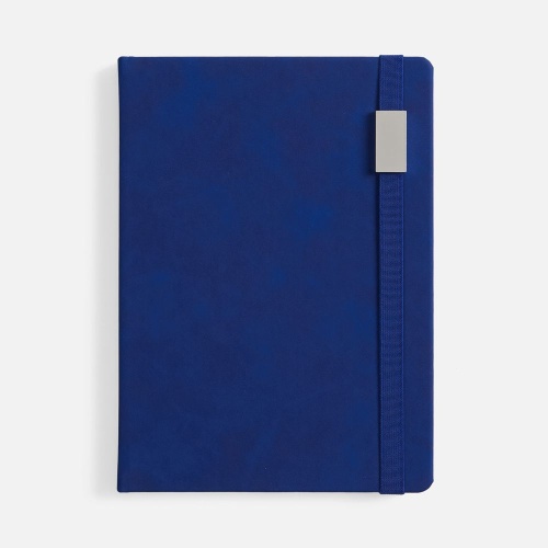 Ежедневник Urban Metal, недатированный, ярко-синий