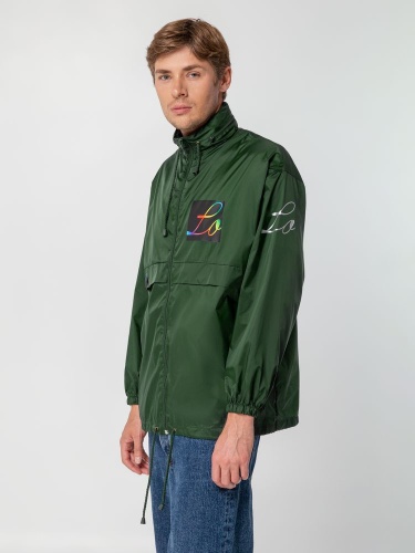 Ветровка из нейлона Surf 210, зеленая фото 11