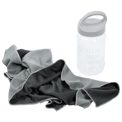 Охлаждающее полотенце Weddell, серое Охлаждающее полотенце Weddell, серое