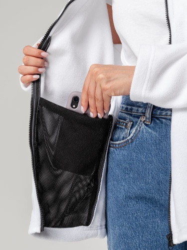 Куртка флисовая унисекс Manakin, сиреневая фото 11 Куртка флисовая унисекс Manakin, сиреневая фото 11