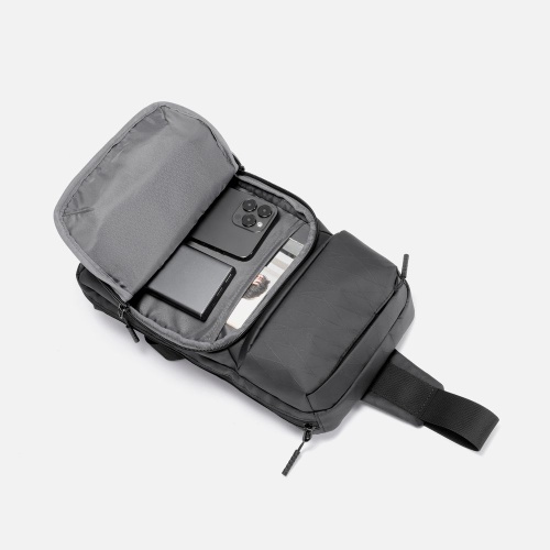 Рюкзак на одно плечо Jekko, черный фото 4 Рюкзак на одно плечо Jekko, черный фото 4